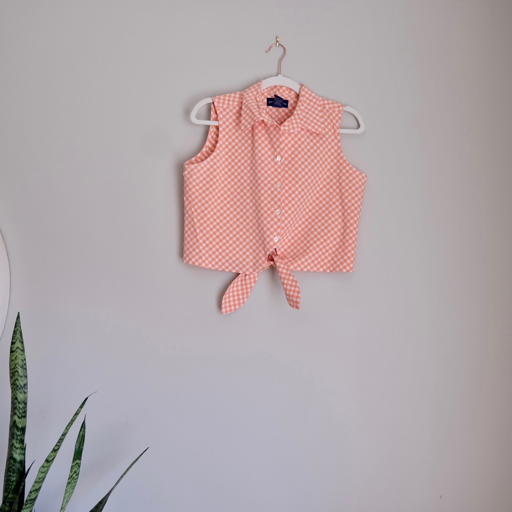 Charter Club Petite Tie-Waist Top